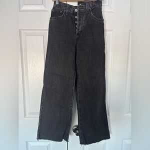 Denim Forum Charcoal Flare Jeans